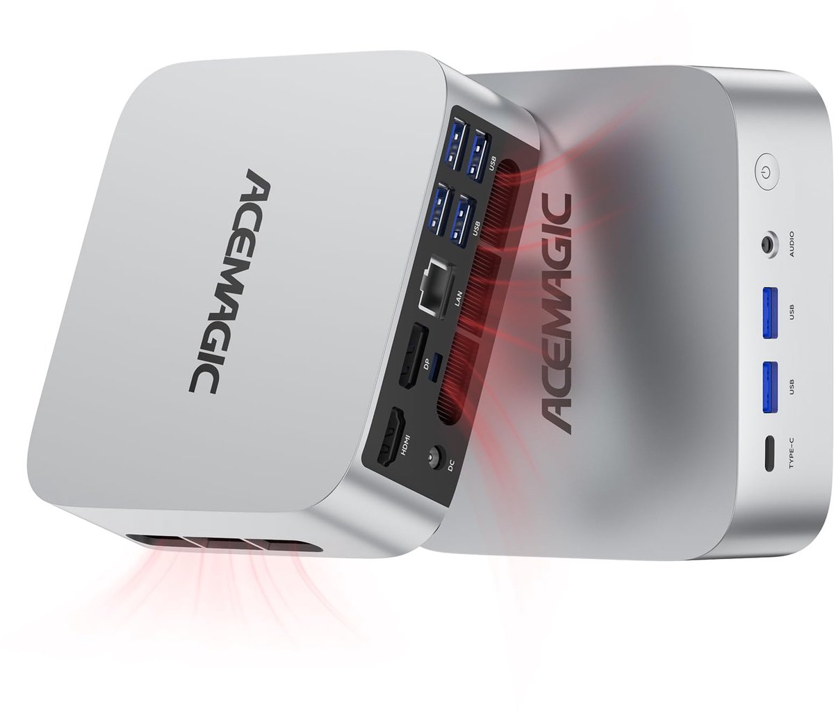 Image of ACEMAGIC M1 Mini PC, Intel Core i9-11900H 32GB DDR4 1TB SSD, Mini Computers (4.9GHz, 8C/16T), Mini Desktop PC met Windows 11 Pro BT5.2/WiFi6/HDM