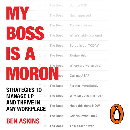 My Boss Is a Moron - cover