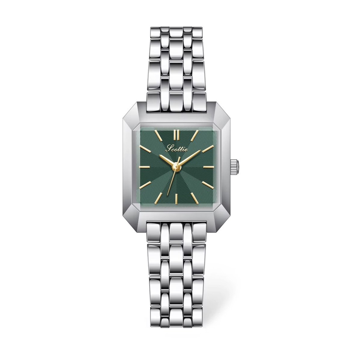 Scottie Dames Horloge ZilverGroen | Dames Horloge | Best Verkochte Horloges | Luxe Geschenkdoos | Borasi | Dames Sieraden |