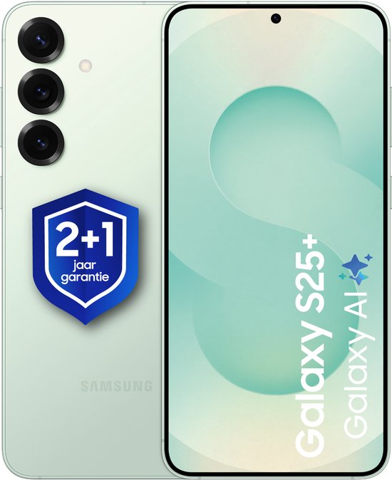 Samsung Galaxy S25 Plus - 5G - 512GB - Mint + 1 jaar extra garantie