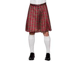 Boland Schotse rok - rood - kilt - heren - M/XL - schotland - carnaval