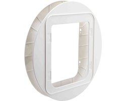 SureFlap Kattenluik Montageadapter L - Wit - 18 x 17 cm