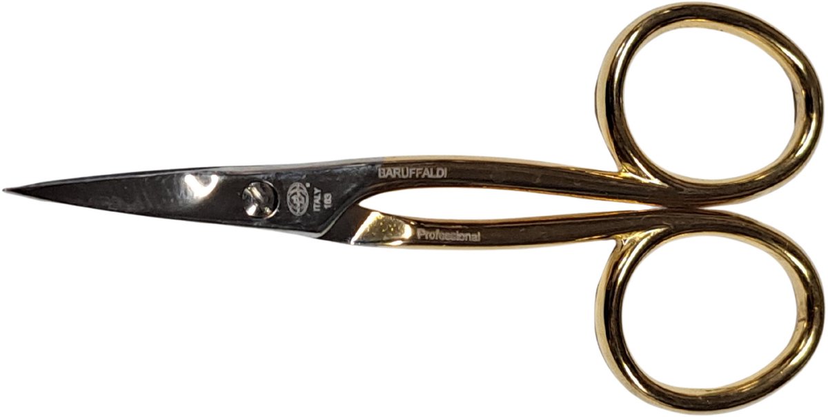 Baruffaldi - Professional - Nagelschaartje - Gebogen - Golden Grip - 9cm.