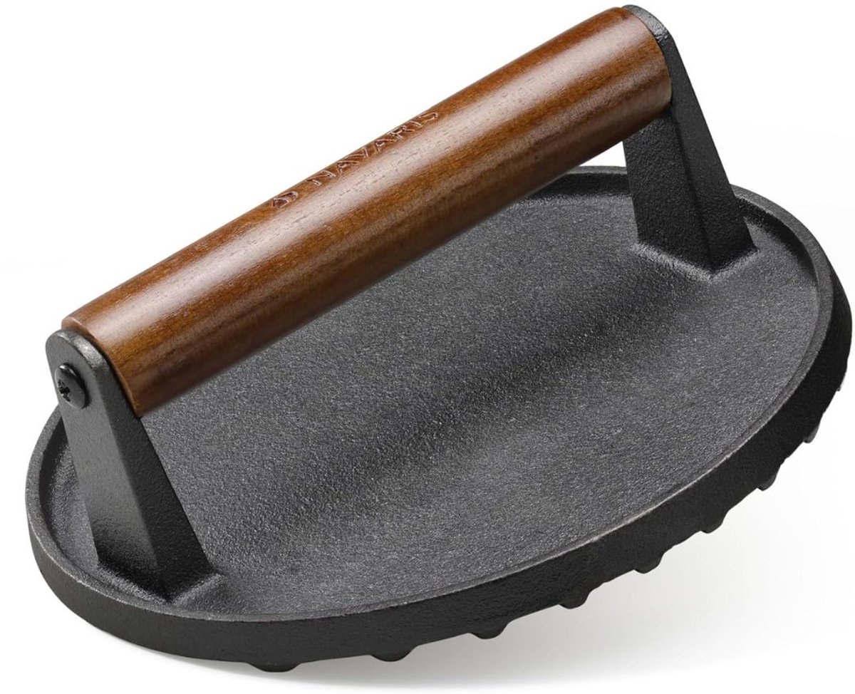 Burger Smasher - Grill Press - Gietijzeren Bakplaat