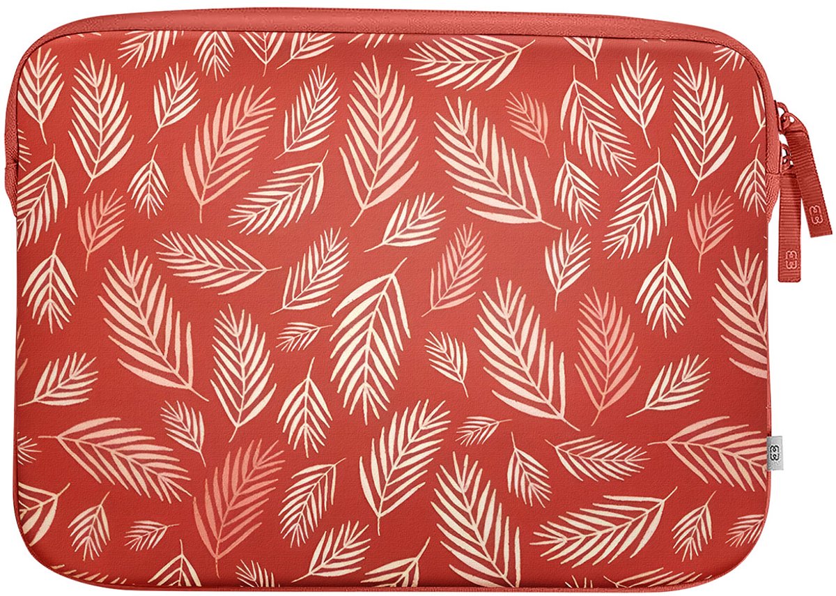 MW MW-410169 laptoptas 33 cm (13") Opbergmap/sleeve Rood, Wit