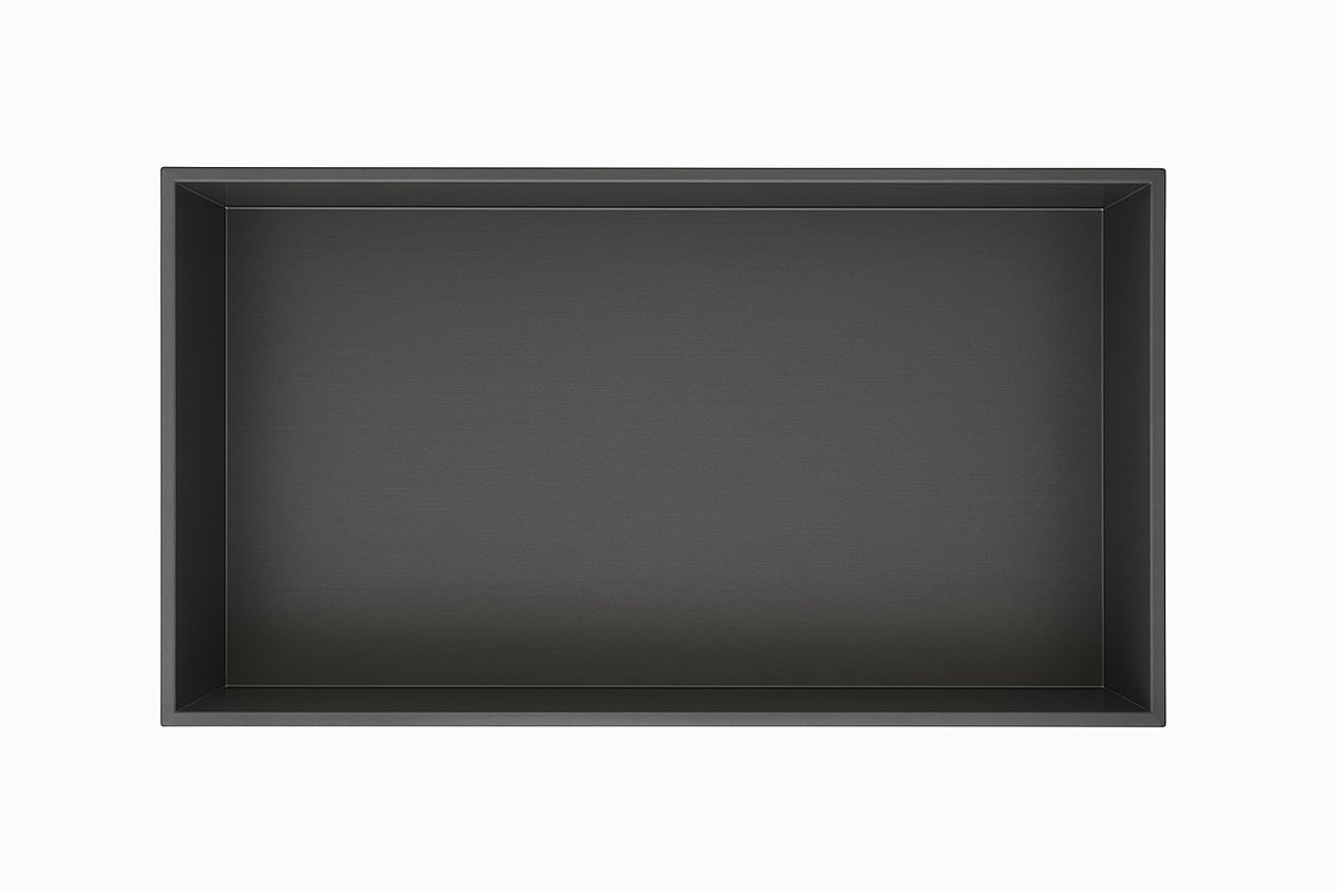 Profielenloods - Inbouwnis - Gunmetal - 60 x 30 x 8,5cm - RVS