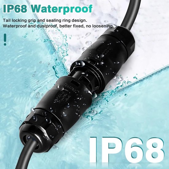 Betteri BC01 Bus Male Mains Socket - AC 3 Pole IP68 Waterproof ...