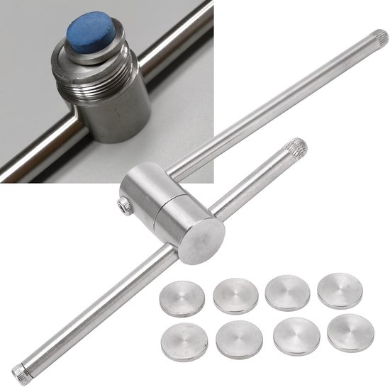 Snooker en Pool Keu Tip Compressor en Shaper voor 9mm-14mm Tips van Merkloos — afbeelding 2
