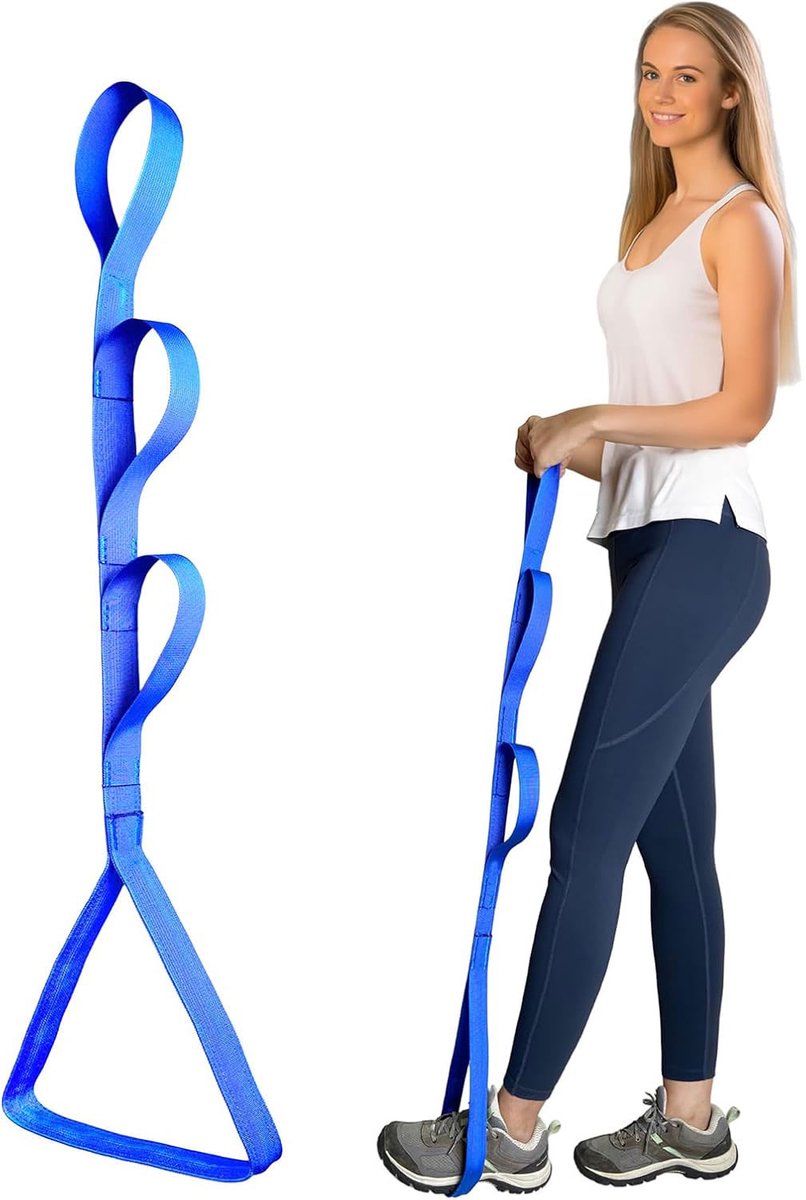 ComfiCare® Beenheffer multi loop 107 cm - Beenlifter voor na heupoperatie, knieoperatie - hulpmiddel om benen te verplaatsen - Blauw