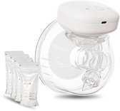 Youha Elektrische Draadloze Borstkolf Gen 1 - Handmatig bedienbaar - BPA-vrij - Handsfree - Maat: 24mm - Inclusief E-book - Enkele kolf - Handsfree & Draagbaar - Inclusief 50 bewaarzakjes voor moedermelk