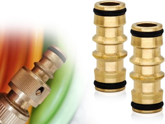 Raccord Rapide Fileté G3/4 Pour Tuyau D'arrosage - 2 Pièces, ABS Résistant, Anti-fuites