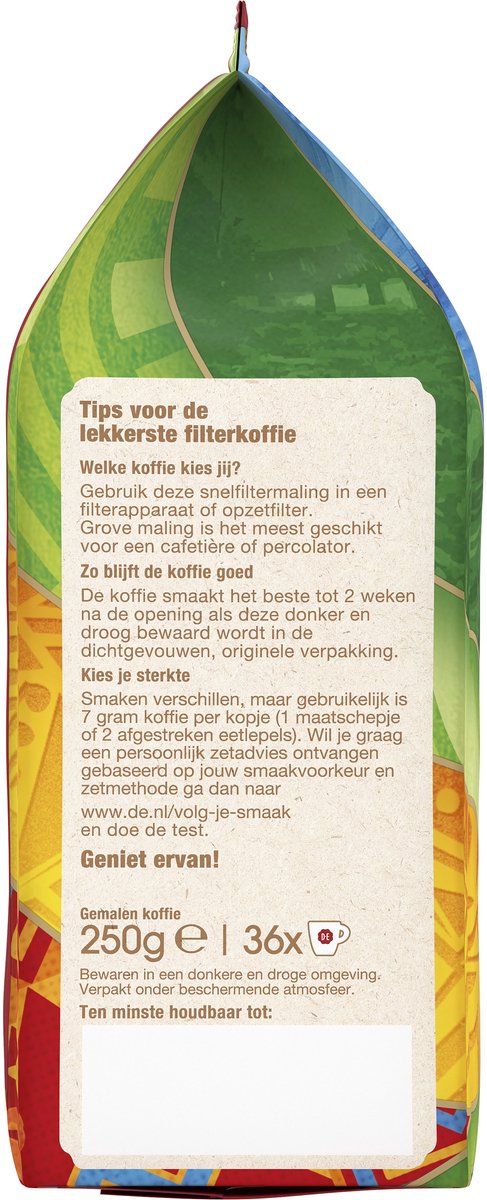 Douwe Egberts Excellent Brazil & Colombia Filterkoffie thumbnail 4