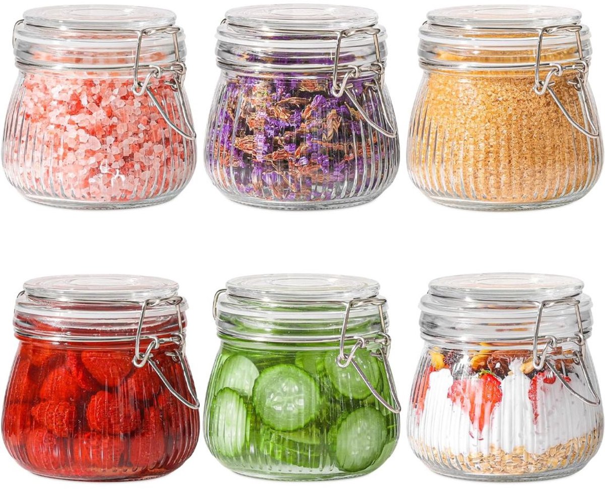 Meal Prep Bakjes Glas - Vershoudbakjes - Mason Jar