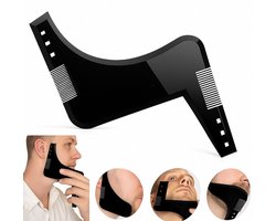 Baard Styling Tool I Baard Styler | Baard Shaper I Beard Comb I Baardkam I Scheerkam I Baardverzorging I Zwart