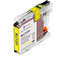 Boxstuff inkt geschikt voor Brother LC123 - Geel - Compatibel met Brother DCP-J132W / DCP-J152W / DCP-J552DW / DCP-J752DW / MFC-J4410DW /…