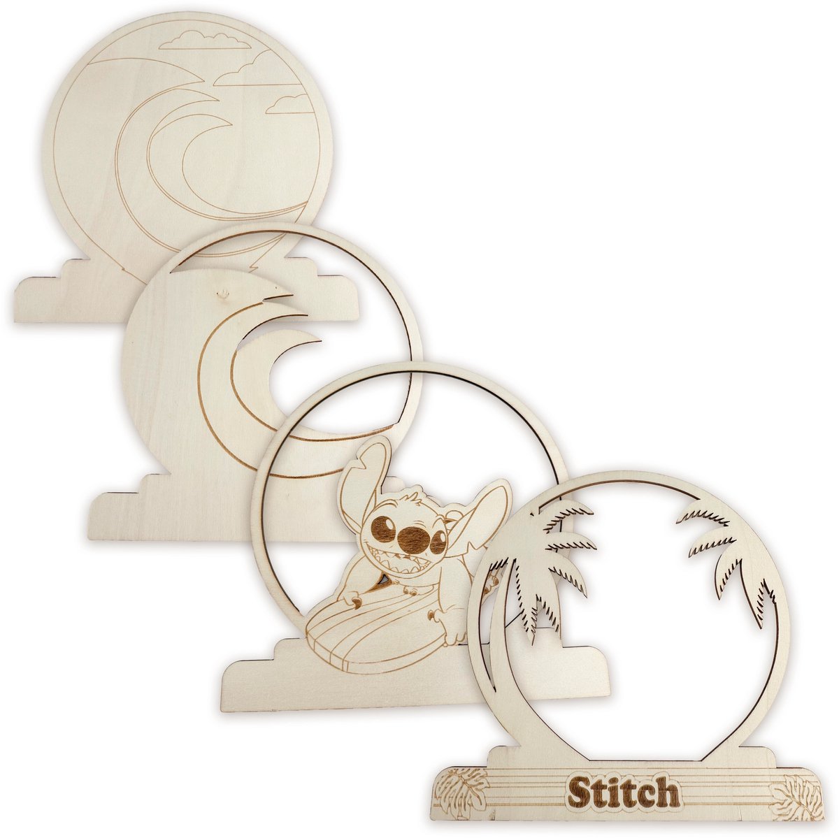 Stitch Houten Knutselen Meisjes – Schilderen voor kinderen – Disney Tekenset Jongens — afbeelding 6