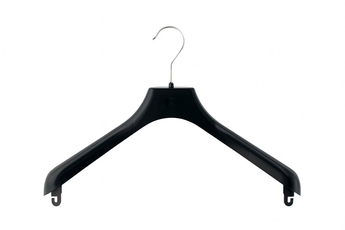 SA-45 - Stevige colberthanger - Kunststof Hanger - Jas Hanger - Kostuum Hanger - Vest hanger - Colbert Hanger - Trui Hanger Zware Hanger - 65 stuks