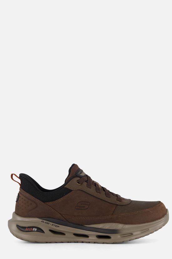 Skechers Arch Fit Orvan - Moxley Heren Veterschoenen - Bruin