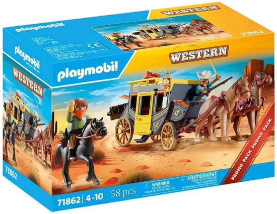 Wilde Westen Postkoets