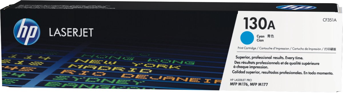 HP 130A - Tonercartridge - Origineel - Standaard Capaciteit - Cyaan