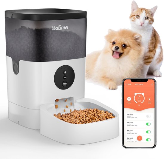 Balimo Automatische Voerbak - Kat en Hond - Voerautomaat met - Balimo - €42,99