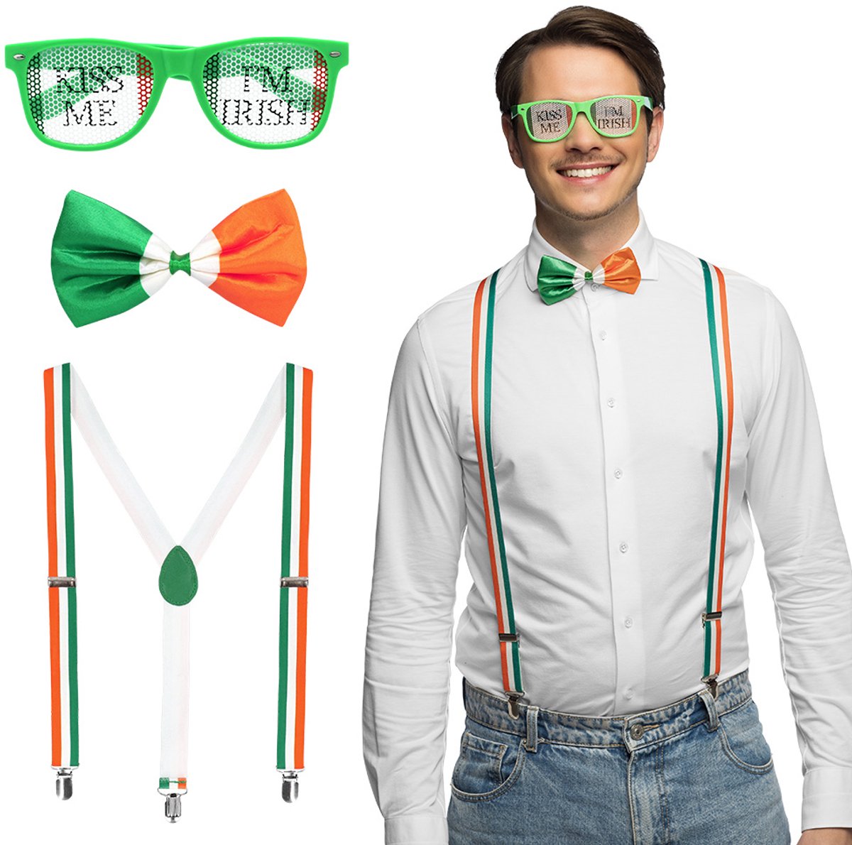 Boland - Set Ierland Groen - Volwassenen - Unisex - Niet van toepassing - Landen
