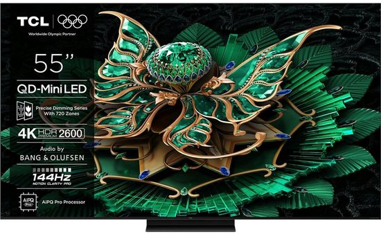 TCL 55C71K (2025) | 55'' Ultra HD 4K | QD-Mini LED Smart TV | Wifi | Google TV | Dolby Vision | 120Hz