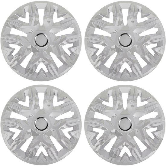 FARAD 1-206/14 Set 4 Universal Wheel Caps, 14 Inch - 4 Piece Set