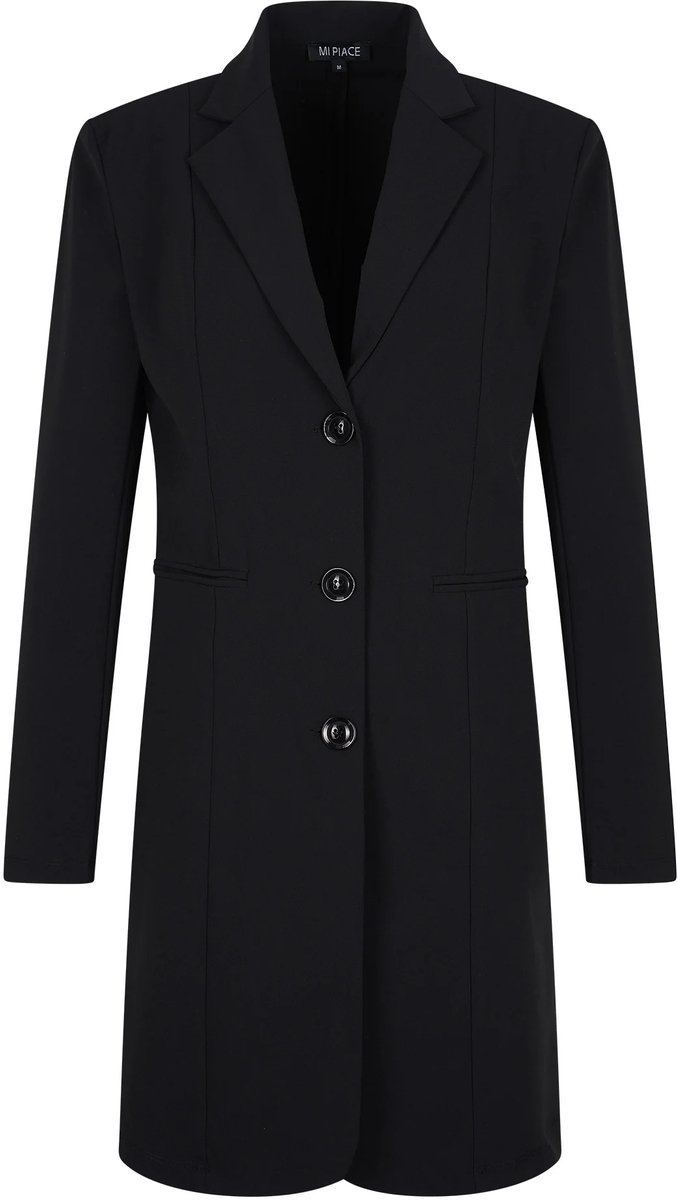MI PIACE - Travel Lange Blazer Uni 2132 Black - Maat : XL