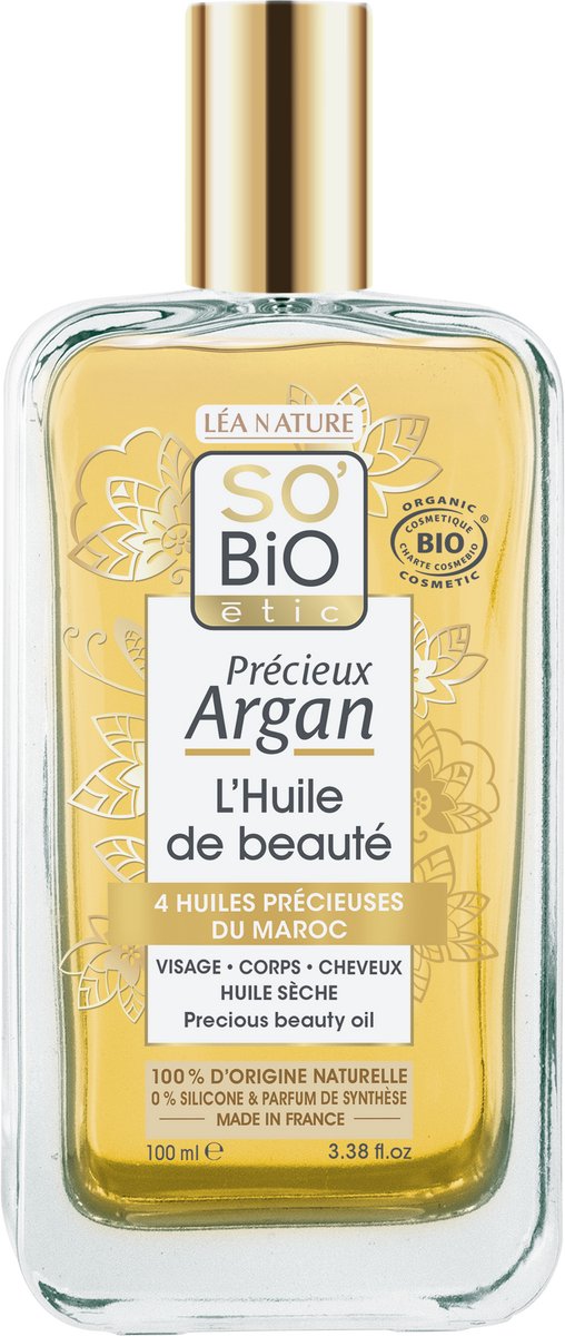 Goedkoopste So Bio Etic Beauty oil argan 100 Milliliter