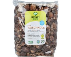 Planet Pure - Bio Wasnoten - 1 kg - 200 Wasbeurten - Natuurlijk - Hypoallergeen - Composteerbaar - met Waszakje