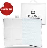 Bol.com Troonz Hoofdkussen Livorno Two - Voor Zijslapers - Ergonomisch & Verstelbaar aanbieding