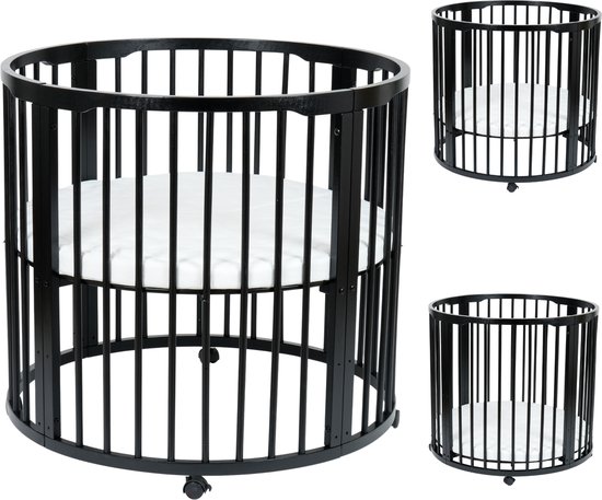 Evolu 2 Kinderstoel - Verstelbaar in hoogte (50-75 CM/*90 CM) - Naturel