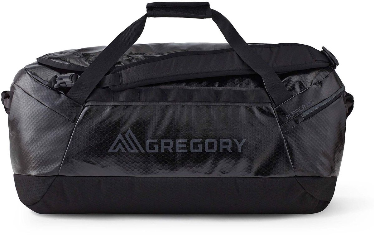 GREGORY reistas rugzak Alpaca 60 Duffle Obsidian Black zwart