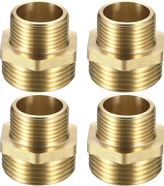 Messing 3-delige koppeling 3/4 binnendraad Messing 3-delige koppeling 3/4 binnendraad