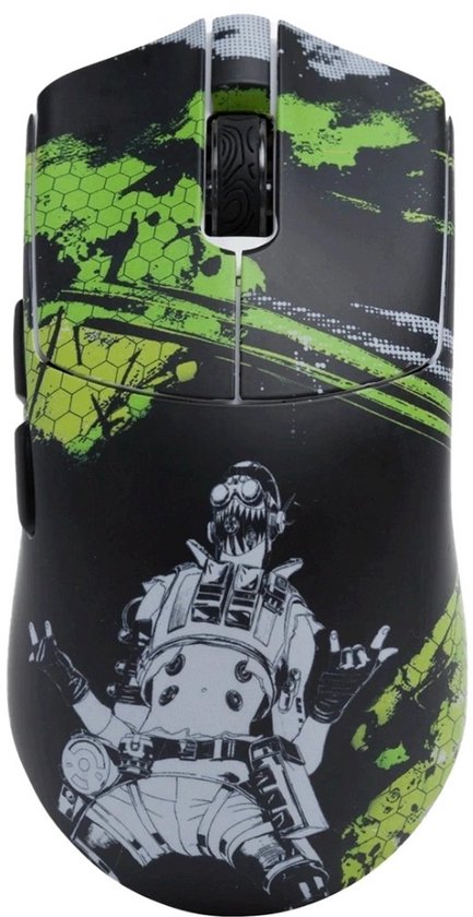 Higround Apex Wireless Octane - Optisch - 5 knoppen - Draadloos - USB - 26.000 DPI - 650 IPS - 4000 Hz - Groen