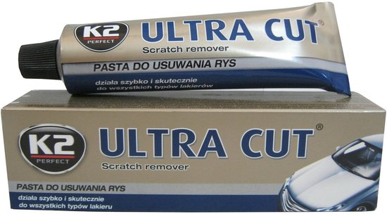 K2 Ultra Cut scratch remover tube en doos.