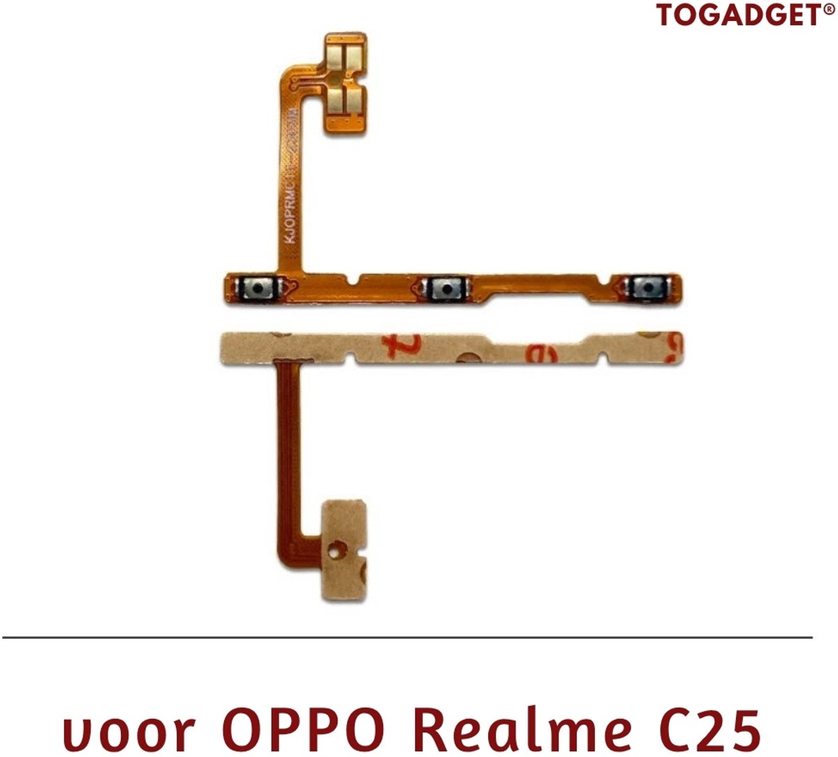 Volume- en Power Flex Kabel voor Oppo Realme C25 – Vervangingsonderdeel