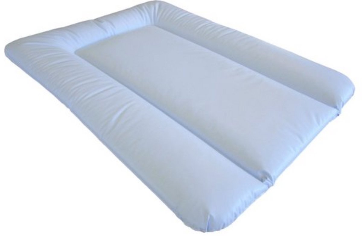 Bol.com Steff - aankleedkussen - 70x50 cm - lichtblauw - met kwaliteitslabel OEKO-TEX standard 100 aanbieding