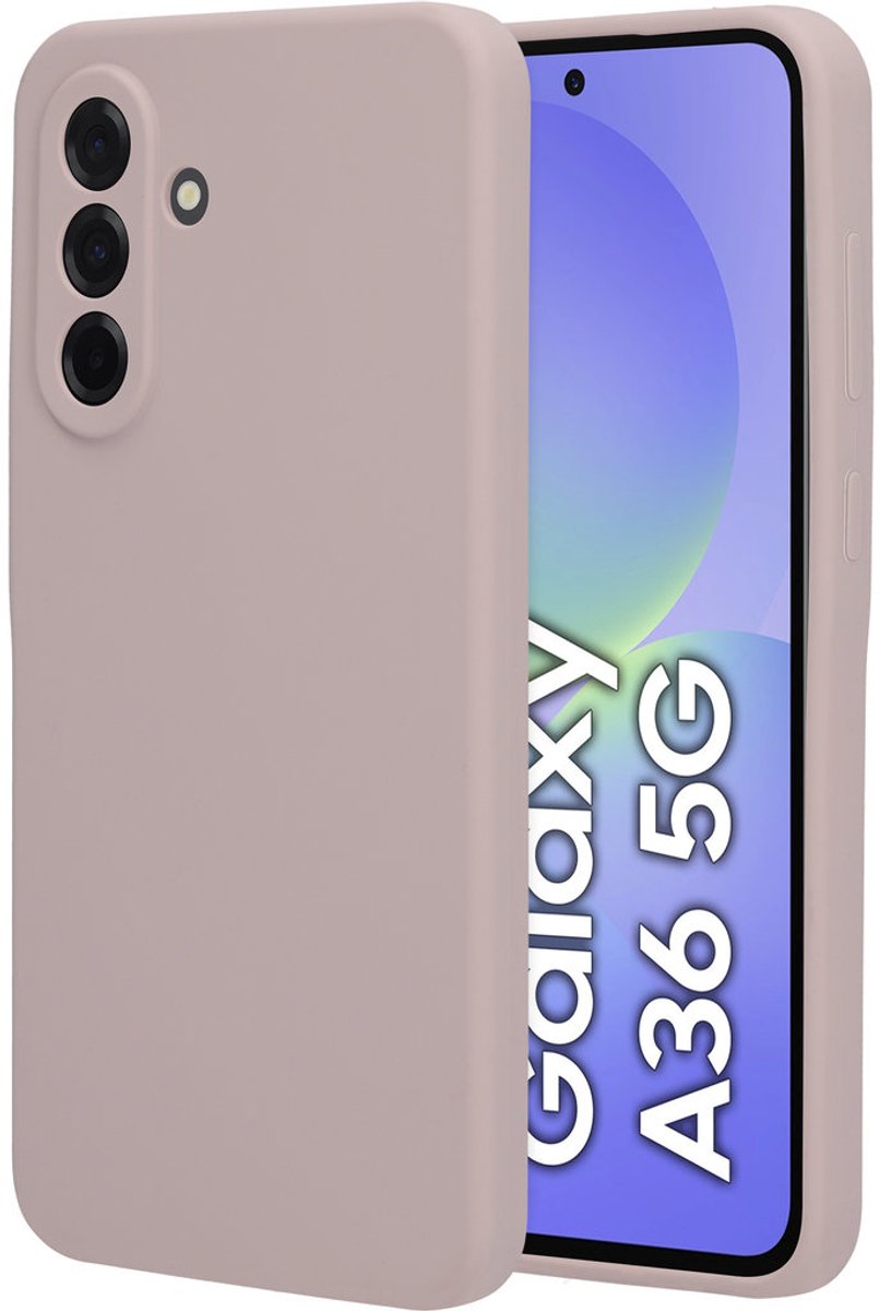 Mobiparts hoesje geschikt voor de Samsung Galaxy A36 - Siliconen - Roze