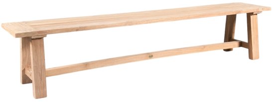 TeakOne - Banc de jardin - Banc de jardin en teck - Banc de salle à manger - Banc d'intérieur et outdoor - Banc en teck - Banc en bois - Banc de jardin en bois