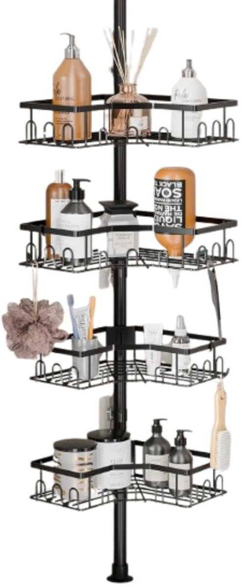 DailySupplies® Telescopisch Doucherek - Hangend - Zonder Boren