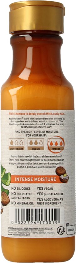 Shampoo voor Gedefinieerde Krullen Maui Kokosolie (385 ml)