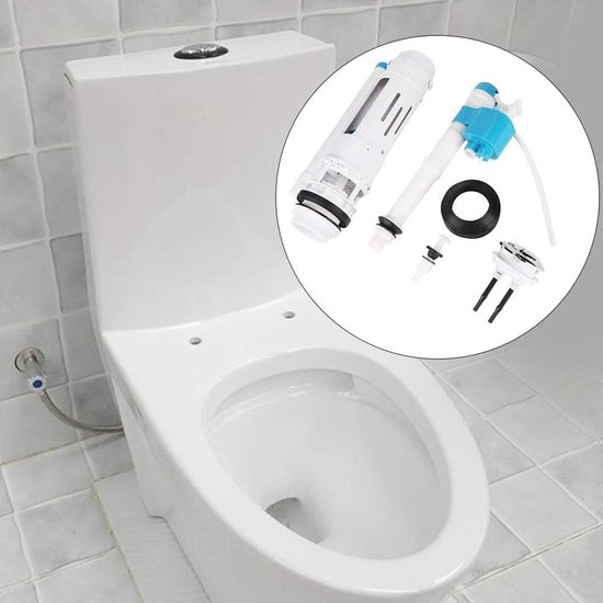 Toilet Flush System Replacement, Double Flush Filling Valve