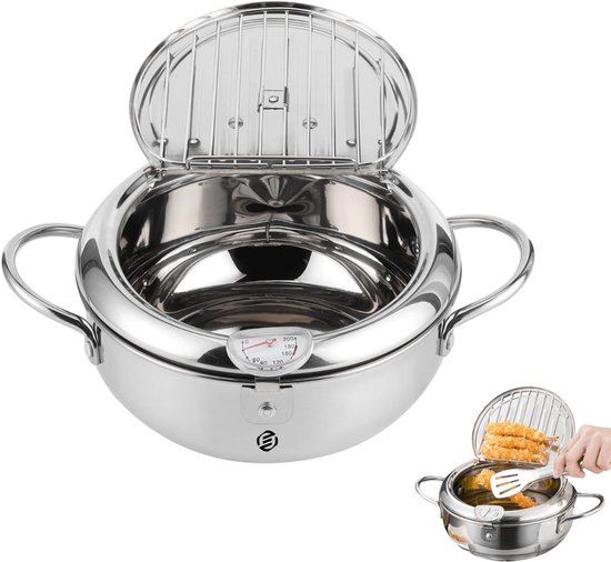 Japanese Tempura Deep Frying Pan