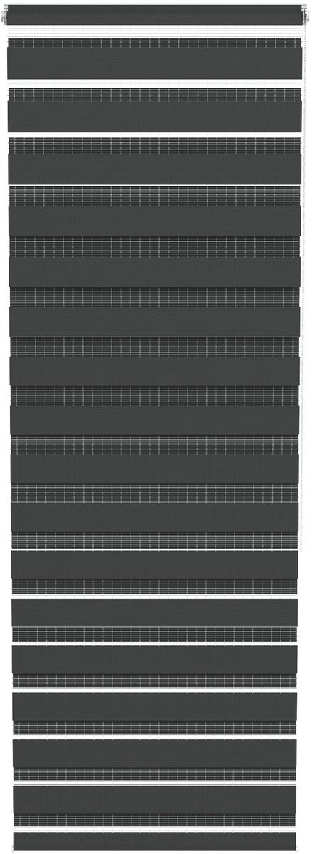 Aufun zebragordijnen Boren niet nodig 80x220 cm (B x L) Klemrolgordijnen Zonwerende rolgordijnen Gordijnen met kettingliften voor deuren en ramen Zij-trekrolgordijnen Zwart