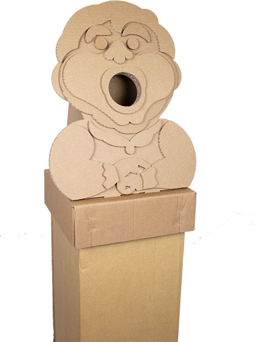 Kartonnen karbin - Papier hier Holle Bolle Gijs 60L - Sprookjesachtig design - Kartent