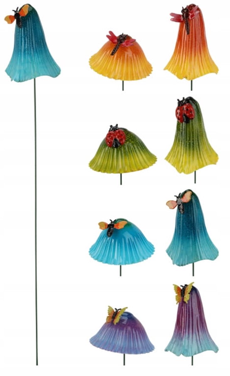 Koopman Excellent Houseware - Decoratieve Paddenstoel - 67 cm - Weerbestendig - Mix Kleur