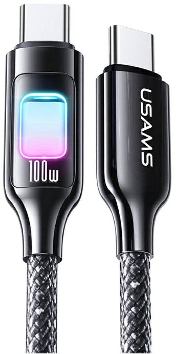 Usams Kabel 100W Usb-C Naar Usb-C 1,2M Voor Iphones 12 13 14 15 30W