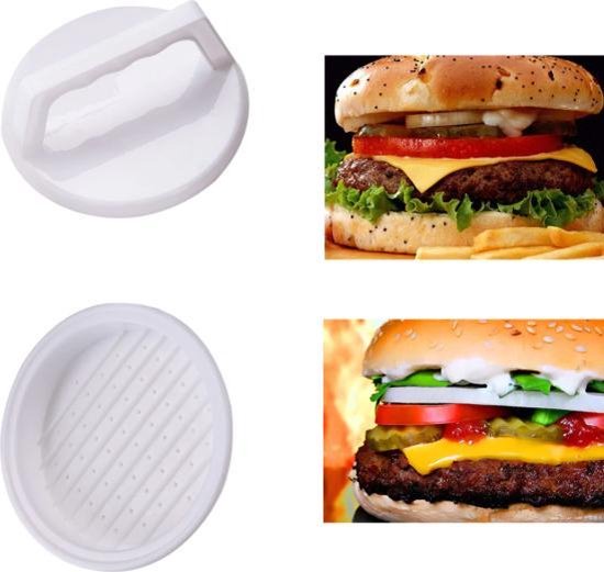 WiseGoods - Hamburger Pers - Hamburger Maker - Burger Maken - Plastic  Hamburgerpers -... | bol.com